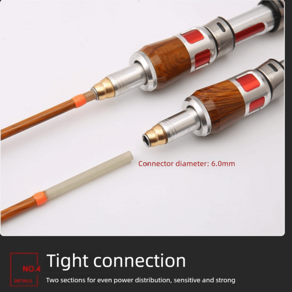 Fishing Rod Carbon Fiber - 4 Bölümlü Spin Olta Kamışı UL