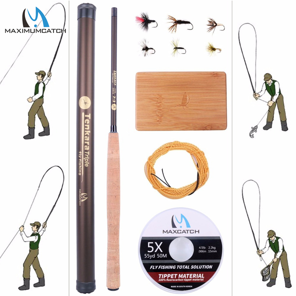 Fishing Rod Ice - Maximumcatch 9-13FT V-Tenkara çubuk kıyafet IM10/36T
