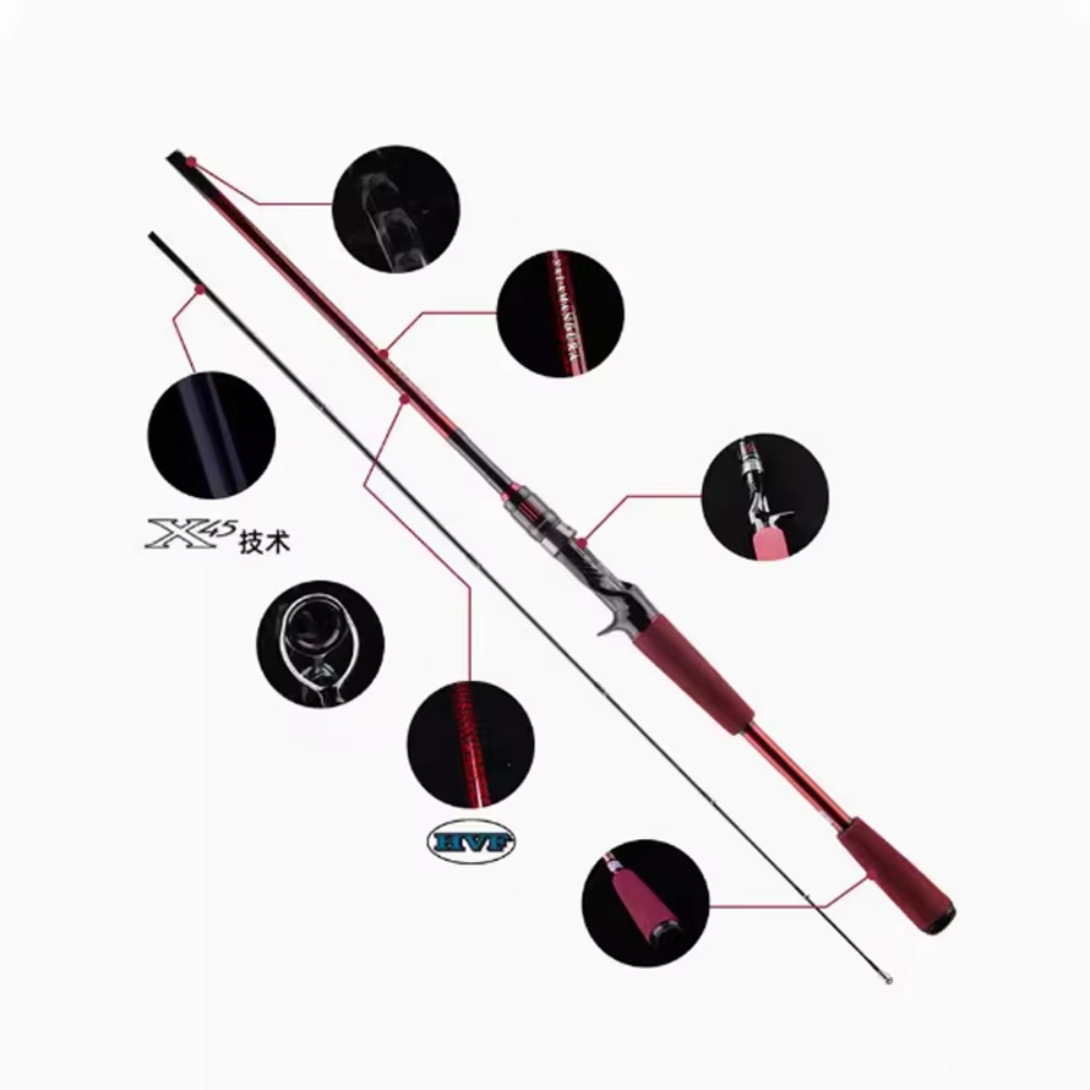 Göl Akıntıları İçin Karbon Fib - Fishing Rod Casting incelemesi ve fiyatı